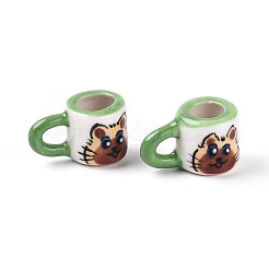 Handmade Porcelain Cat Cup Decoration&nbsp;PORC-T133-62