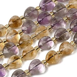 Natural Ametrine Beads Strands&nbsp;G-F799-C01-01