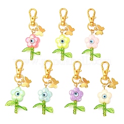 Flower Acrylic Pendant Decorations&nbsp;HJEW-JM04156