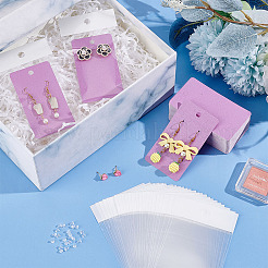 120Pcs Blank kraft Paper Earring Card Holder for Earring Display&nbsp;DIY-PH0009-96A