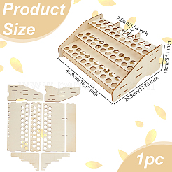 Detachable Wooden Paint Display Shelf&nbsp;AJEW-WH0518-74