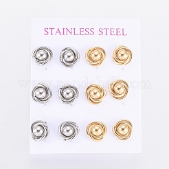 304 Stainless Steel Stud Earrings&nbsp;EJEW-I235-06