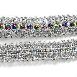 Polyester Glitter Lace Trim&nbsp;OCOR-K007-07B