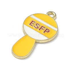 MBTI Theme Alloy Enamel Pendants&nbsp;ENAM-I083-01G-04