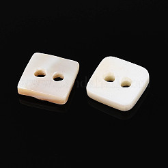 Freshwater Shell Buttons&nbsp;BUTT-T013-07
