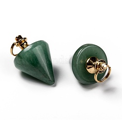 Natural Green Aventurine Pendants&nbsp;G-Z010-01C