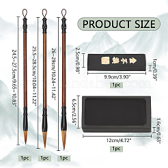 3Pcs Chinese Calligraphy Brushes Pen&nbsp;AJEW-PH0011-53