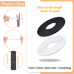2 Bundles 2 Colors Polyester Boning&nbsp;DIY-NB0009-68