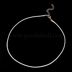 Waxed Cotton Cord Necklace Making&nbsp;MAK-YWC0001-01KC-02