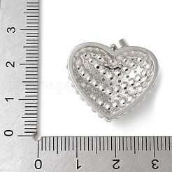 Brass Micro Pave Cubic Zirconia Pendants&nbsp;KK-P290-07B-P