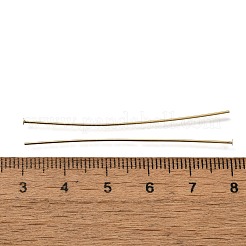 Brass Flat Head Pins&nbsp;KK-H502-01I-G