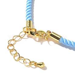 Nylon Milan Cord Necklace Making&nbsp;MAK-M028-01G-14
