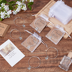 40Pcs Iron Expandable Charm Bangles&nbsp;BJEW-ME00001