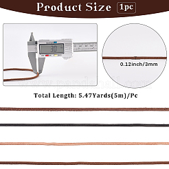 5M Cowhide Leather Cords for DIY Craft&nbsp;WL-GF0001-25B-04