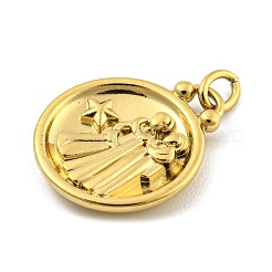 304 Stainless Steel Pendants Rhinestone Settings&nbsp;STAS-O009-01F-G