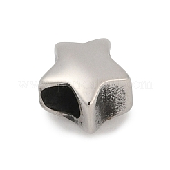 304 Stainless Steel European Beads&nbsp;STAS-G350-08P