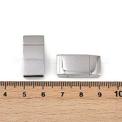 304 Stainless Steel Magnetic Clasps&nbsp;STAS-C127-12P
