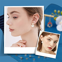 20Pcs Brass Stud Earring Findings&nbsp;KK-AR0004-42