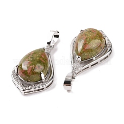 Natural & Synthetic Mixed Gemstone Pendants&nbsp;G-H283-04P