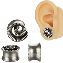 Vortex Brass Alloy Ear Tunnels&nbsp;FS-WGA94B8-05
