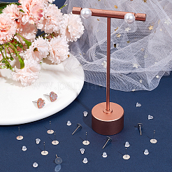 1600Pcs 2 Styles  304 Stainless Steel Flat Round Blank Peg Stud Earring Findings&nbsp;FIND-BBC0003-53A