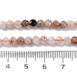Natural Rutilated Quartz Beads Strands&nbsp;G-G188-B07-02