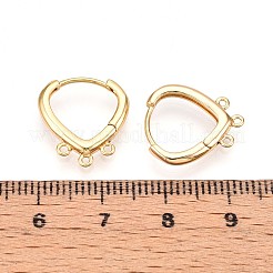 Brass Hoop Earring Finding&nbsp;KK-N261-65G