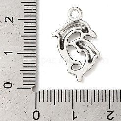 Alloy Dolphin Pendants&nbsp;TIBEP-R336-079AS-FF