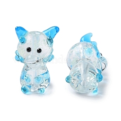 Luminous Handmade Lampwork Beads Strands&nbsp;LAMP-Z007-03G