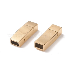 304 Stainless Steel Magnetic Clasps with Glue-in Ends&nbsp;STAS-I011-17-G