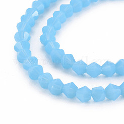 Opaque Solid Color Glass Beads Strands&nbsp;GLAA-Q080-4mm-B11