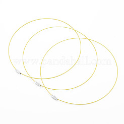 Stainless Steel Wire Necklace Cord DIY Jewelry Making&nbsp;TWIR-R003-02