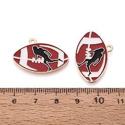 Alloy Enamel Pendants&nbsp;ENAM-T025-02G-03