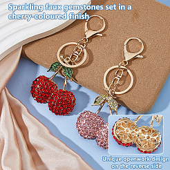 2Pcs 2 Colors Alloy Keychains&nbsp;KEYC-DC0001-35