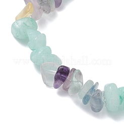 Natural Amazonite Chip Beads Stretch Bracelets for Women&nbsp;BJEW-JB12589-02
