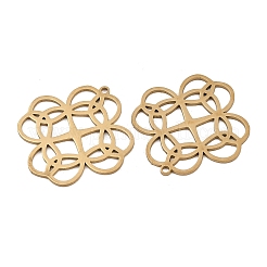 Hollow 201 Stainless Steel Pendants&nbsp;STAS-I364-17G