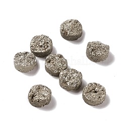 Electroplate Natural Druzy Agate Cabochons&nbsp;G-A205-13