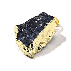 Raw Rough Natural Dyed Quartz Crystal Pendants&nbsp;G-G895-05LG-06