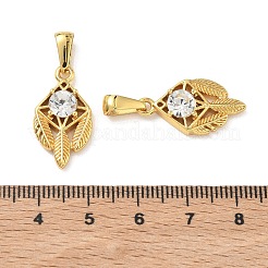 304 Stainless Steel Crystal Rhinestone Pendants&nbsp;STAS-C179-03A-G