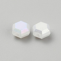 Electroplate Imitation Jade Glass Beads&nbsp;EGLA-WH20001-02E