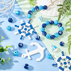Ocean Theme Jewelry Making Finding Kit&nbsp;WOOD-AR0001-26