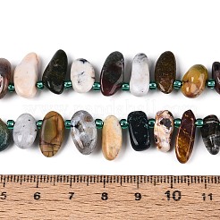 Natural Indian Agate Beads Strands&nbsp;G-Z091-A24