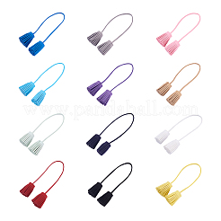 12Pcs 12 Color Double-end Velvet Tassels Pendant&nbsp;DIY-GN0001-10