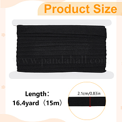 15M Flat Nylon Elastic Cord/Band&nbsp;EC-BC0001-60C