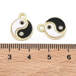 Alloy Rhinestone Pendants&nbsp;PALLOY-P319-03G