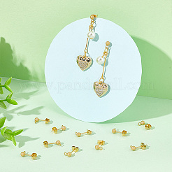 30Pcs 304 Stainless Steel Stud Earring Findings&nbsp;STAS-UN0044-42