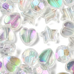 350Pcs 3 Style Transparent Acrylic Beads&nbsp;TACR-FS0001-05