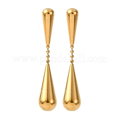 304 Stainless Steel Enamel Dangle Stud Earrings&nbsp;EJEW-K315-06G
