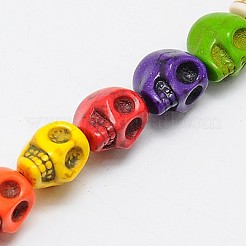 Synthetic Turquoise Beads Strands&nbsp;TURQ-G113-8x10mm-M