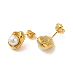 PVD Vacuum Plating 304 Stainless Steel Stud Earring&nbsp;EJEW-C099-01G